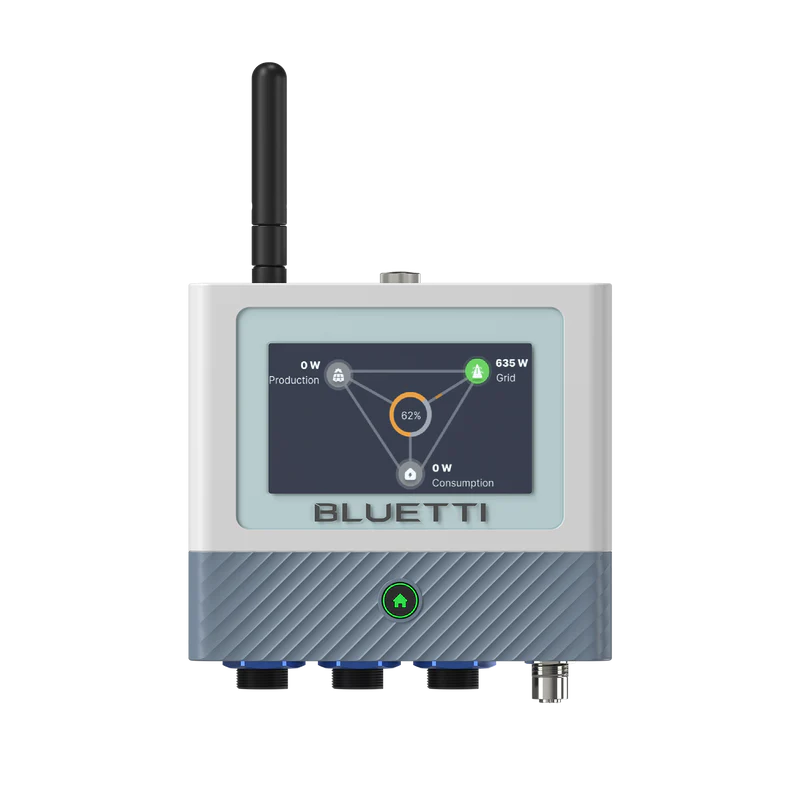 Bluetti power station controller on a white background