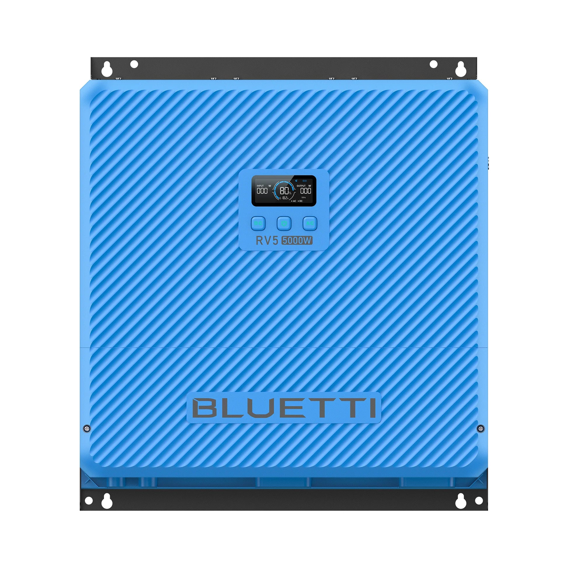 Blue power station with 'Bluetti' branding on a white background