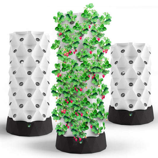 Hydroponic Growing System – Pro Tower Garden for Indoor & Outdoor Use – 48-96 Pots