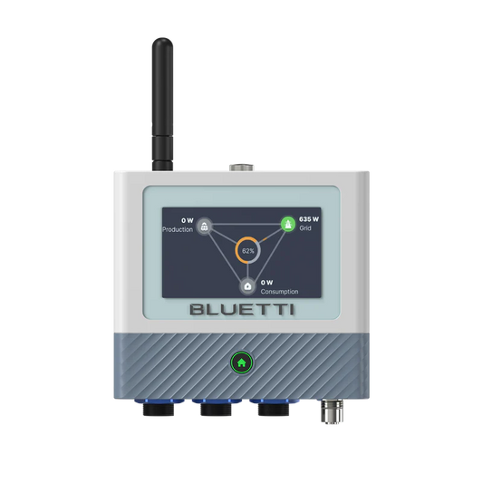 Bluetti power station controller on a white background