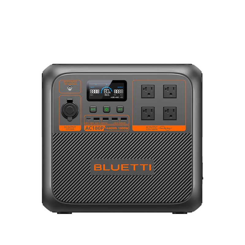 Bluetti power station on a white background