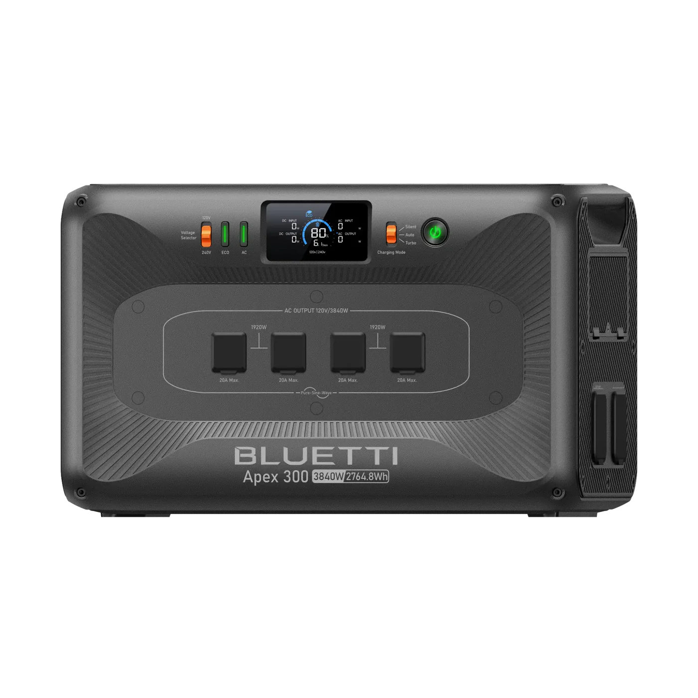 Bluetti power station on a white background