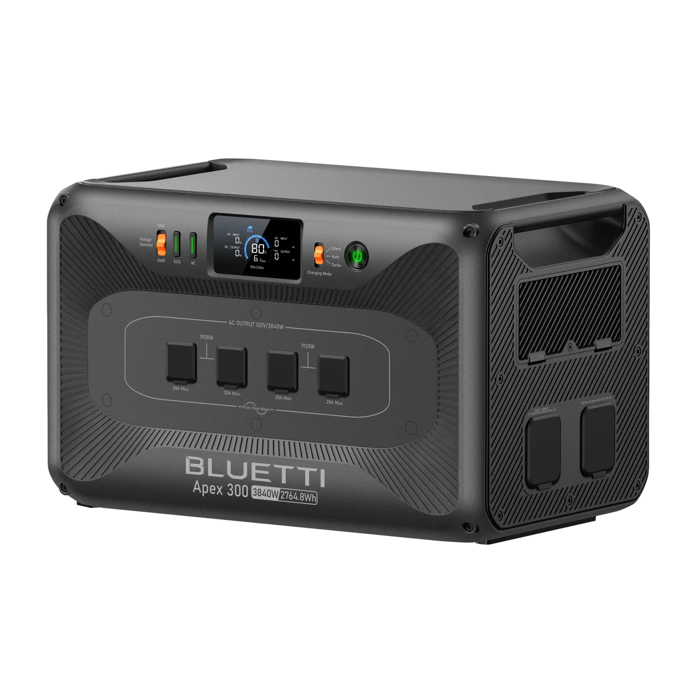 Bluetti power station on a white background