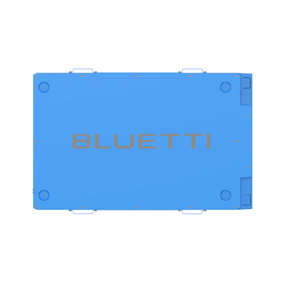 Blue battery pack with 'Bluetti' branding on a white background