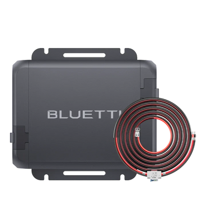 Bluetti power station component with cable on a white background