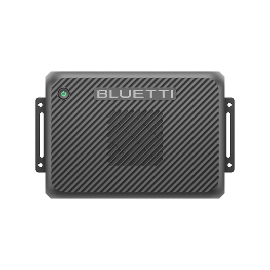 Bluetti power station battery pack on a white background