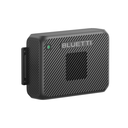Black BLUETTI device on a white background