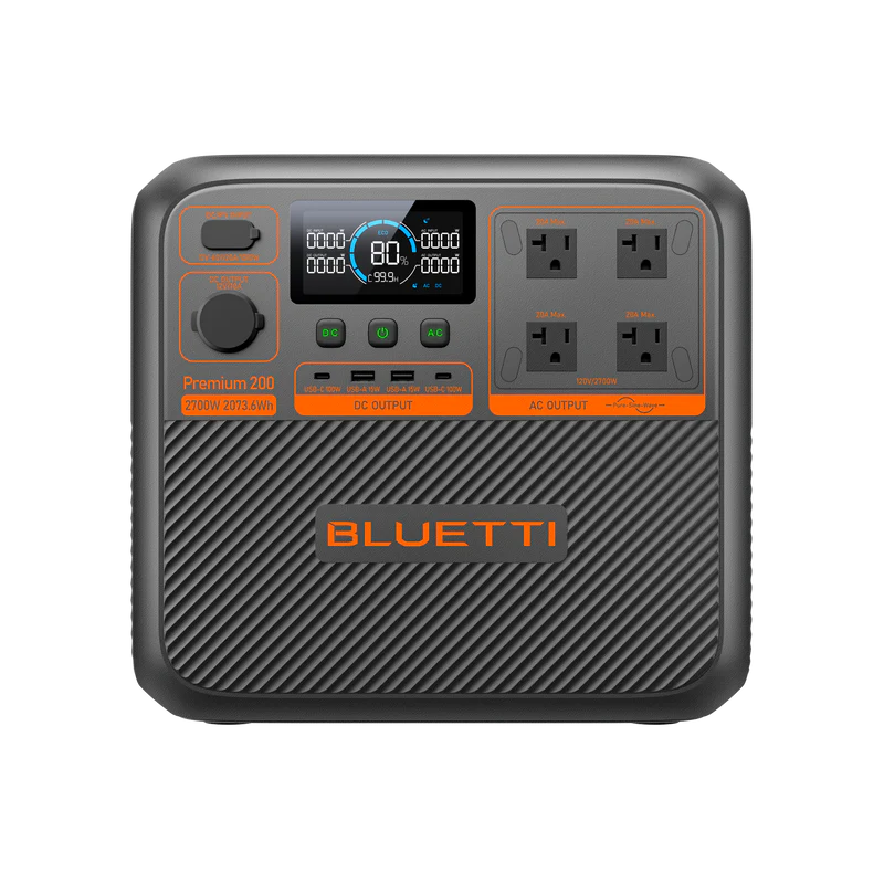 Bluetti power station on a white background