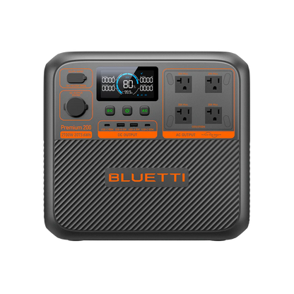 Bluetti power station on a white background