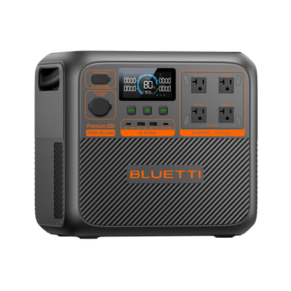 Bluetti power station on a white background