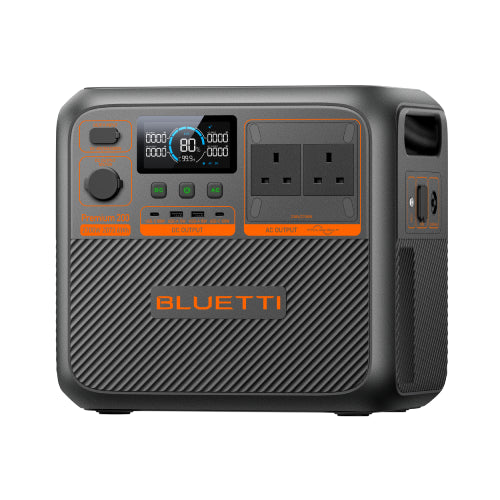 Bluetti power station on a white background