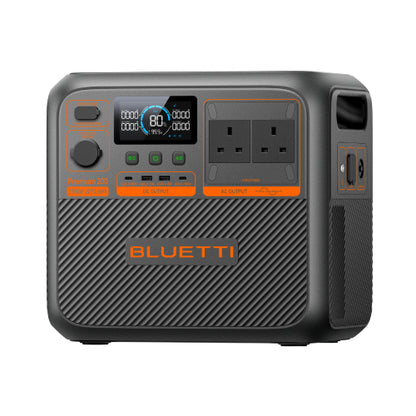 Bluetti power station on a white background